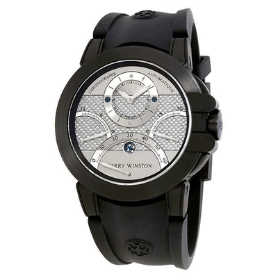 Harry Winston Ocean Triple Retrógrado Cronógrafo Automático Esfera Plateada Para Hombre Foto 1 de 3