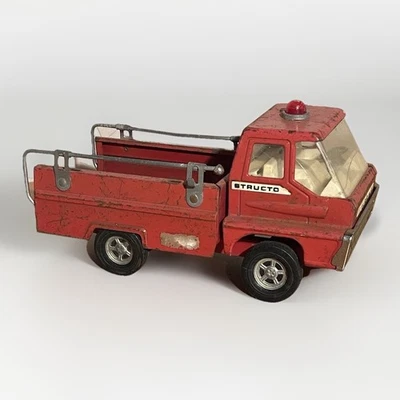 1960s Vintage STRUCTO Turbine Pumper Collectible 12”Red Pickup Truck Note: - Image 1 of 4