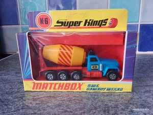 Matchbox SuperKings K-6 GMC Cement Mixer MIB - Picture 1 of 10
