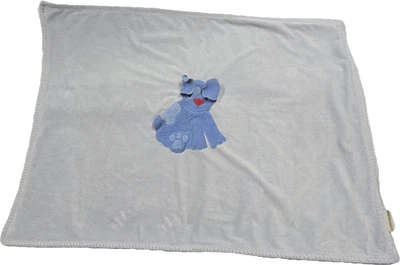 Manta Pottery Barn Niños Azul Felpa Gamuza Terciopelo Cuna Bebé 28 X 40 Cachorro Perro Foto 1 de 4