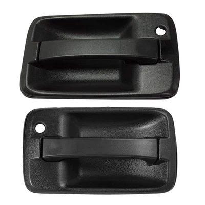 Set of 2 Exterior Door Handles Front Driver and Passenger Side For Chevy Pair - Image 1 of 4