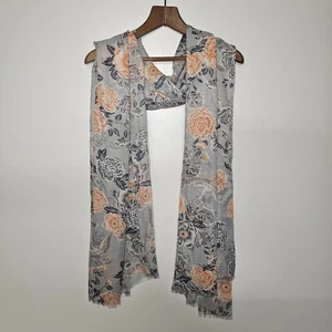 Banana Republic Women's Floral/Bird Scarf- 32x78 - Picture 1 of 11