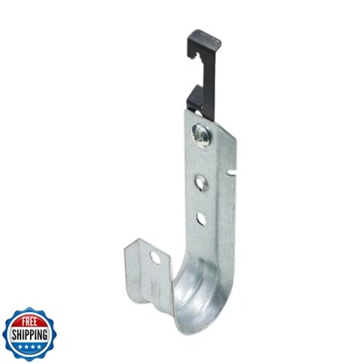Xadnitu 1 5/16" Cable Support J Hook with W Clip, Heavy Duty Metal Wire Cable - Image 1 of 4