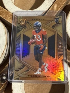 2021 Panini Gold Standard Javonte Williams RC Rookie /99 Broncos - Picture 1 of 2