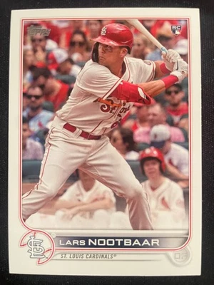 Lars NOOTBAAR RC 2022 Topps Series One Rookie #58 St. Louis Cardinals - Image 1 of 2