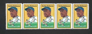 2016 Jackie Robinson Strip 0f 5 MNH 1982 - Picture 1 of 1