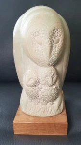 GRETE SCHULLER Motherhood Owl Family Sculpture ALVA MUSEUM REPLICA 1965 - Picture 1 of 14
