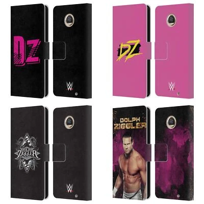 CAPA CARTEIRA LIVRO COURO OFICIAL WWE DOLPH ZIGGLER PARA TELEFONES MOTOROLA - Imagem 1 de 4