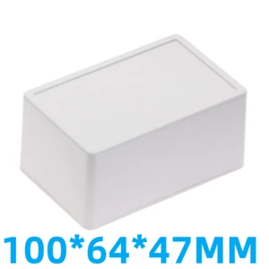 100x64x47mm ABS impermeabile guscio di riempimento in plastica strumento scatole di giunzione filo - Foto 1 di 7