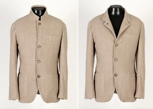 Brunello Cucinelli Wool / Cashmere Herringbone Casual Jacket - New $4495 Retail - Picture 1 of 23