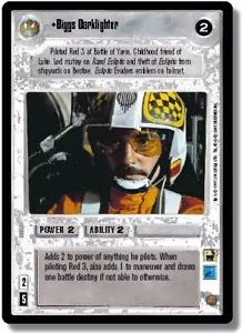 4x Biggs Darklighter - Rare Light Play Premiere - Unlimited - WB (Star Wars - D - Picture 1 of 1
