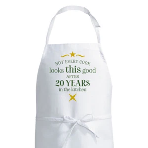 20th Birthday Apron Gift For Men Women Present Baking 20 Cooking BBQ Gift - Picture 1 of 4