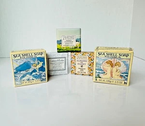 Crabtree & Evelyn Soaps Jojoba Oil Shell Nantucket Briar Goat Milk Almond Honey - Picture 1 of 8
