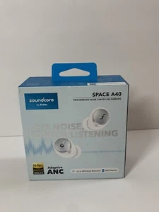 Soundcore Space A40 Wireless Earbuds Auto-Adjustable Active Noise Cancelling NEW - Picture 1 of 6
