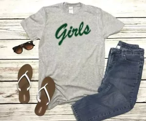 Girls (Green Text) Friends T-shirt Tee Retro 90's Rachel Green Monica Vintage - Picture 1 of 1