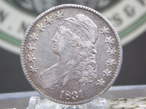 1831 Capped BUST Silver Half Dollar 50c #A7 East Coast Coin & Collectables, Inc Cover