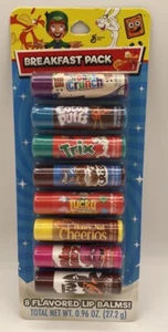 Taste Beauty Breakfast Cereal Pack 8 Flavored Lip Balms - Picture 1 of 4