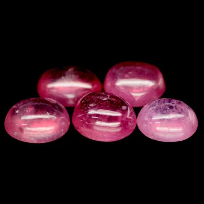 Shola Genuine 10.39 Ct Natural Pink Ruby 5 Pieces from Madagascar - Image 1 of 3