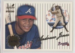 2000 Pacific Aurora Premiere Date Pinstripes /52 Andruw Jones #11