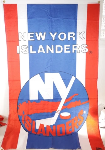 New York Islanders NY 3x5 Ft Banner Flag Hockey Grommets Vintage 1993 Cover