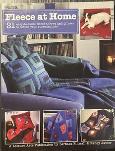 Fleece At Home Paperback Nancy Javier Barbara Finwall Leisure Arts 21 Projects - Imagen 1 de 3