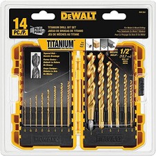 DEWALT DW1354 14-Piece Titanium Drill Bit Set