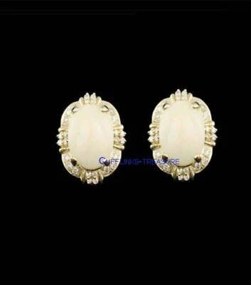 Gemelos enchapados en oro de 18 quilates de plata de ley 925 con piedras preciosas de ópalo etíope natural #7 Foto 1 de 3