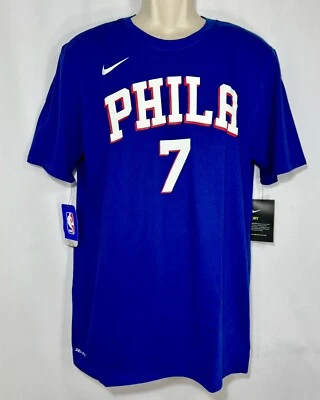 Nike NBA Philadelphia 76ers Markelle Fultz Name & Number Shirt Large Royal Blue - Image 1 of 4