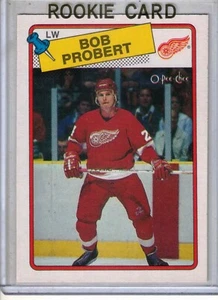 1988-89 OPC O-Pee-Chee NHL hockey Bob Probert RC rookie original card MINT !!! - Picture 1 of 2