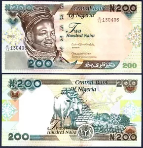 NIGERIA NUEVO* 200 NAIRA* 2020* GEMA UNC* VENDEDOR DE EE. UU. - Imagen 1 de 1