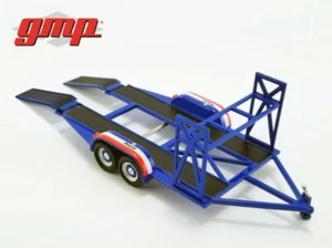GMP Tandem Trailer mit Reifenregal 1:43 Mopar 14310 Auototransport Anhänger - Picture 1 of 3