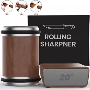 Rolling Knife Sharpener Pro Edge Sharpening Stone Premium Sharpeners Diamond AU - Picture 1 of 20