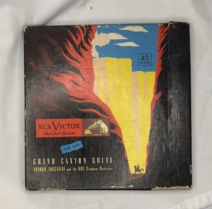 GRAND CANYON SUITE - 7" Box Set - RED VINYL - Toscanini - RCA WDM 1038 Red Seal - Picture 1 of 4