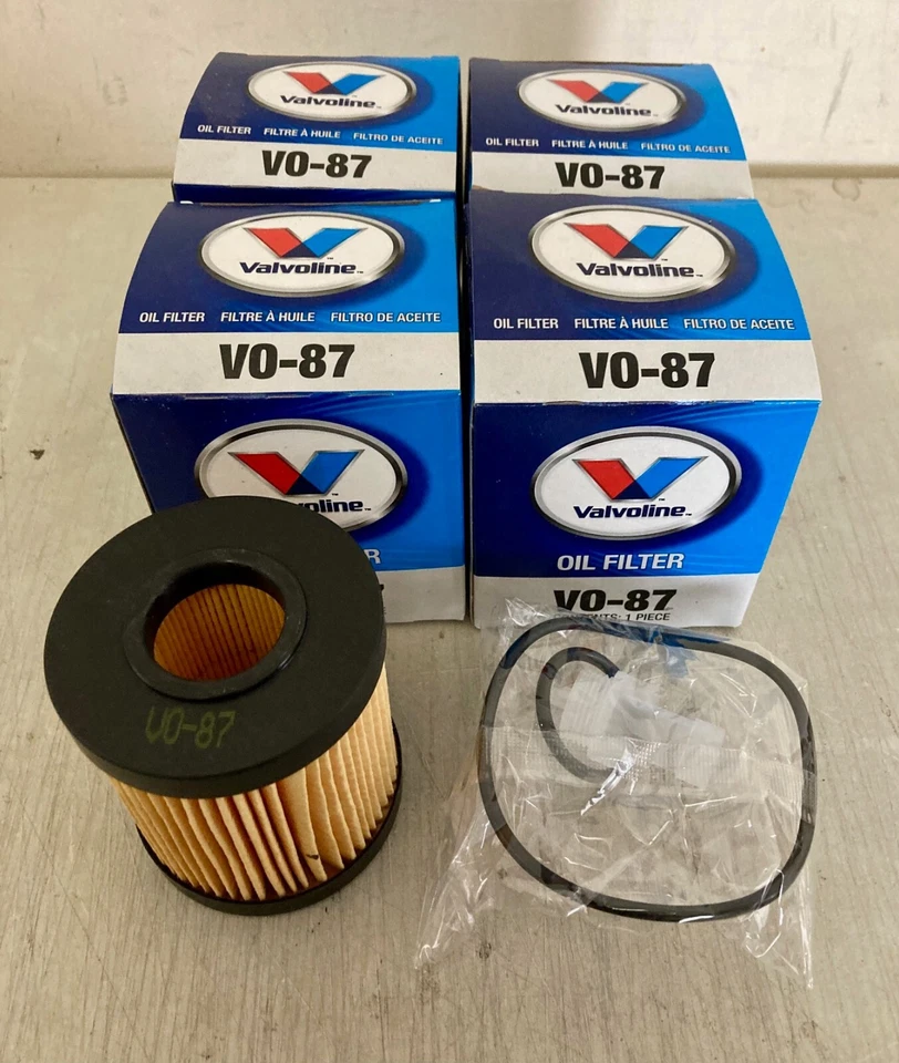 LOTE de cuatro (4) filtros de aceite Valvoline VO-87 VO87 para L25609 V5609 CH10158 57173 P968 Foto 1 de 1