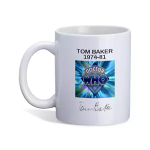 Dr Who Mug Signed Tom Baker 4th Dr Who 1974-81 - Foto 1 di 1