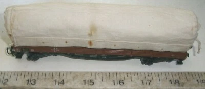 Vintage Märklin HO OO Covered Metal Wagon Low-sided Gondola DB 49639 Train Car - Image 1 of 4