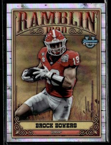 2023 Bowman Chrome University Ramblin Man Brock Bowers #RM-1