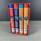 Webster's Concise 4 Hardcover Reference Set Dictionary Spanish Grammar Thesaurus