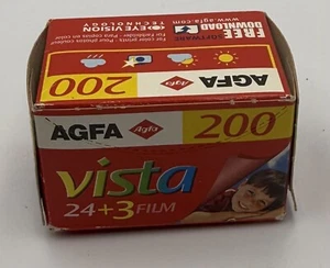 Agfa Photo Vista 200 36mm Vintage 24+3 Expired 2006 Camera Film - Picture 1 of 2