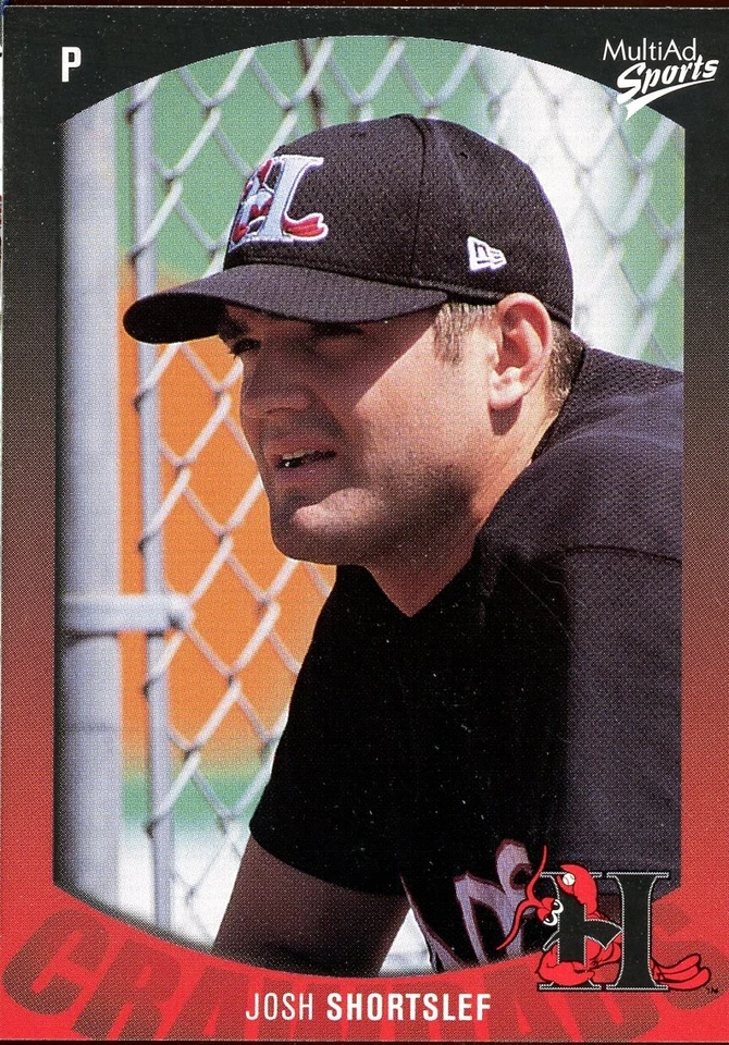 2003 MultiAd Hickory Crawdads JOSH SHORTSLEF RC PIRATES OSWEGO NY - Image 1 of 1