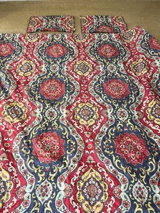 Nina Home By Nina Campbell Paisley Mandala Reversible Queen Comforter Set floral - Picture 1 of 10