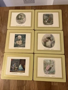 Vintage Beatrix Potter Dinner Placemats Table Mats Made In England Matador 6 - Picture 1 of 9