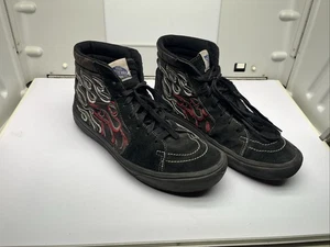 Zapatilla deportiva Vans ComfyCush Sk8-Hi negra llama para hombre 11 punk rock - Imagen 1 de 8