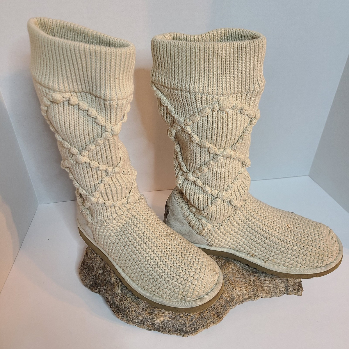 UGG White Knit Boots for Women for sale - eBay UGG White Knit Boots for Women for sale - eBay