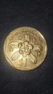Moneda Mundial 1997 ~ SINGAPUR 1 DÓLAR - Imagen 1 de 2