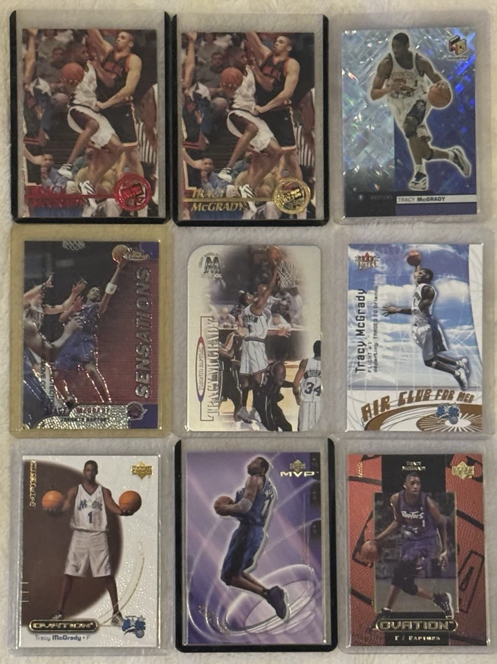 Lote de 57 cartas Tracy McGrady | RCs insertos paralelos | Raptors 💜🤍 Magic 🔵✨| TMac Foto 1 de 4