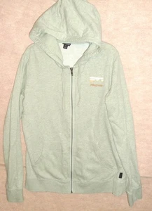 Graues Patagonia Hoodie-Sweatshirt mit durchgehendem Reißverschluss für Damen, Größe Medium - Bild 1 von 3