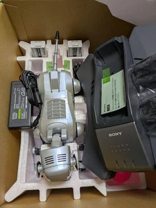 New Sony AIBO ERS-111 Entertainment Robot Dog Silver Japan Rare - Picture 1 of 6