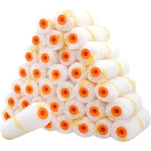 36 Pack Mini Paint Roller Covers, Painting Supplies, Roller Paint Brush, 4 In - Picture 1 of 7