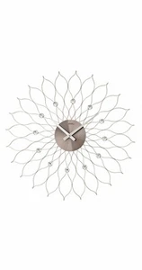 Modern wall clock with quartz movement from AMS AM W9608 NEW - Picture 1 of 1